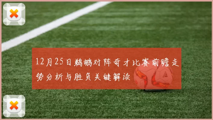 12月25日鹈鹕对阵奇才比赛前瞻走势分析与胜负关键解读