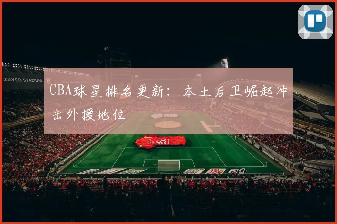 CBA球星排名更新：本土后卫崛起冲击外援地位