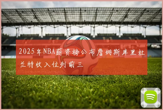 2025年NBA薪资榜公布詹姆斯库里杜兰特收入位列前三